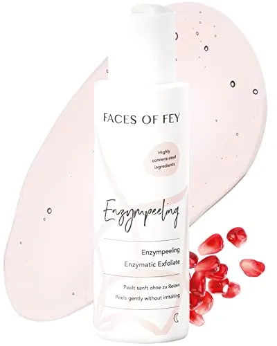Enzympeeling FACES OF FEY – klärendes Gesichtspeeling mit Granatapfel, Papaya & Mango - Peeling für reine, strahlende Haut mit natürlichen Fruchtenzymen. Ideal für empfindliche Haut, sanft und effektiv ohne Schleifpartikel.