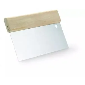 Schuller Spachtel 50122, Breite 160mm, Japanspachtel aus Edelstahl, mit Holzgriff