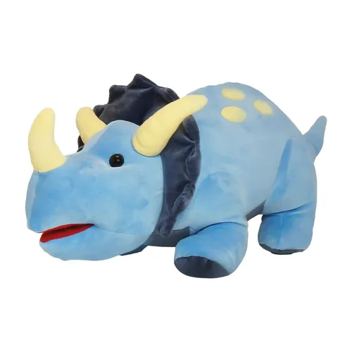 Kuscheltier Triceratops Plüsch 80 cm – Weiches Dinosaurier Stofftier für Kinder - Das ca. 80 cm große Triceratops Kuscheltier überzeugt durch seine weiche Plüschoberfläche und die detailreiche Gestaltung. Ideal zum Kuscheln, Spielen und als dekorativer Begleiter im Kinderzimmer.