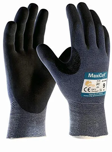 ATG Schnittschutz-Strickhandschuh MaxiCut Ultra 44-3745HCT Gr.11 blau/schwarz