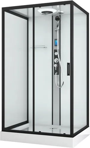 Komplettduschkabine BOSTON schwarz