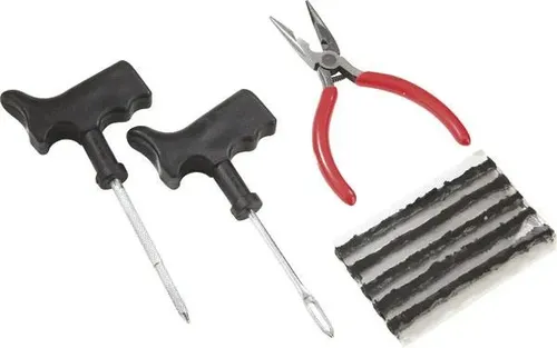 8-teiliges Reifenreparaturset Tubeless Flickset bis 6 mm Autoreifen