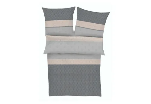 IBENA Bettwäsche Satin BUGATTI 135x200 cm in grau von Bugatti