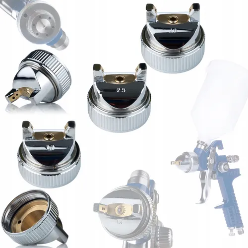 Set aus 3 Düsen für HVLP Lackierpistole (1,7 mm + 2,0 mm + 2,5 mm)