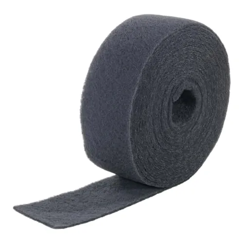 3M Scotch-Brite Schleifvlies-Rolle 115 mm x 10 m - Sonstige Werkzeuge, vielseitig einsetzbar mit Synthetischem Nylonvlies für feinste Schleifarbeiten, ideal für unterschiedliche Materialien.