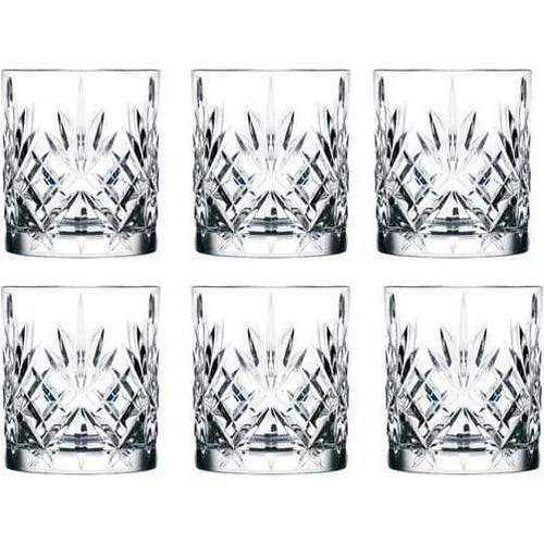 Lyngby Glas Krystal Melodia Whiskyglas, Tumbler, 31 cl, 6 Stck. - Whiskeygläser aus edlem Kristallglas, perfekt für stilvolle Abende und besondere Anlässe.