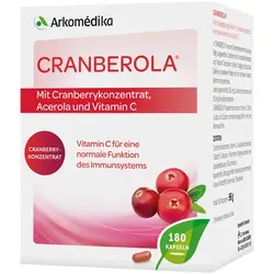 Cranberola 180 ST - Nahrungsergänzungsmittel mit Cranberrykonzentrat, Acerolakirschextrakt und Vitamin C für Unterstützung des Immunsystems