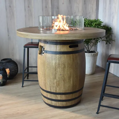 Produktbild Elementi Feuerstelle im Holzfass-Stil