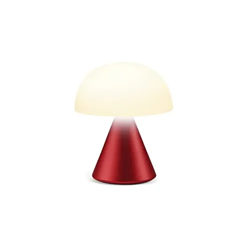 Lexon MINA Mini kabellose LED-Tischlampe in rot von Lexon