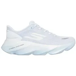 Skechers SKX Aero Burst Neutralschuh Damen - Weiß, Hellblau, Größe 37.5 - Laufschuhe mit federnder Hyperburst-Zwischensohle für energiegeladenes Laufen und atmungsaktivem Obermaterial, ideal für lange Trainingseinheiten.