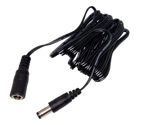 ➡️ (1,30€/m) DC Kabel Verlängerung 3m / Hohlstecker auf -buchse Ø-2,1mm/5,5mm