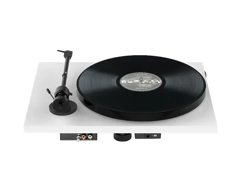 Pro-Ject E1 BT Plattenspieler mit Bluetooth, Weiß hochglanz von Pro-Ject