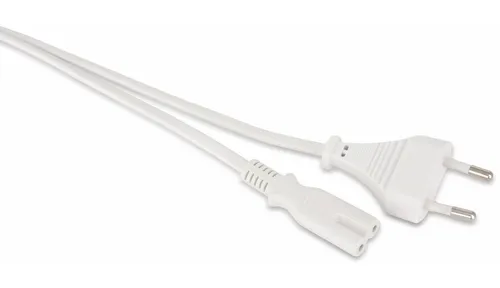 goobay Euro-Netzkabel, 3 m, weiß