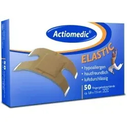 Actiomedic® ELASTIC Fingergelenkverbände 333.020.38755 , 1 Packung = 50 Stück, ca. 38 x 75 mm