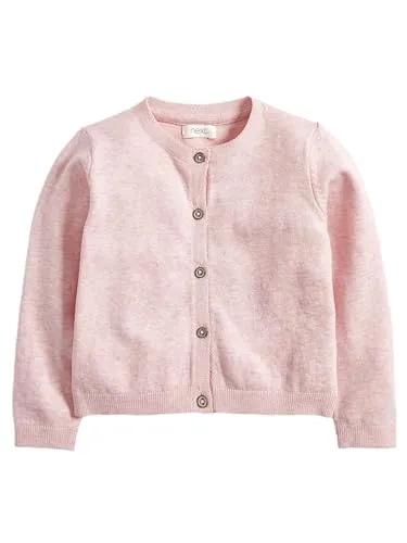 NEXT Mädchen Standard Strickjacke Pink Marl 110-116