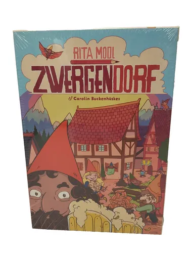 Skellig Games Zwergendorf - Gesellschaftsspiel - Schnell erklärt! Draften und Zeichnen für Vielspieler, ideal für spannende Spielabende mit Freunden.