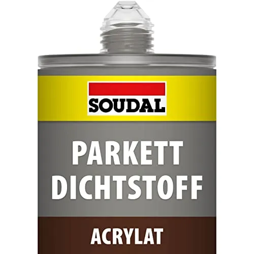 Soudal Parkettdichtstoff Massivholz-, Parkett-, Laminat- und Korkböden 300ml Dunkelgrau