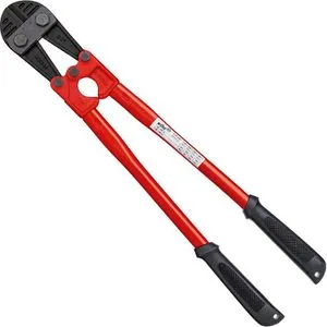 Wiha Bolzenschneider Classic 900 mm - Bolzenschneider für zylindrische Werkstücke, robust und langlebig mit induktiv gehärteter Schneide. Ergonomischer Griff für komfortables Arbeiten. Ideal für Bauhandwerk und Trennen von Baustahl.