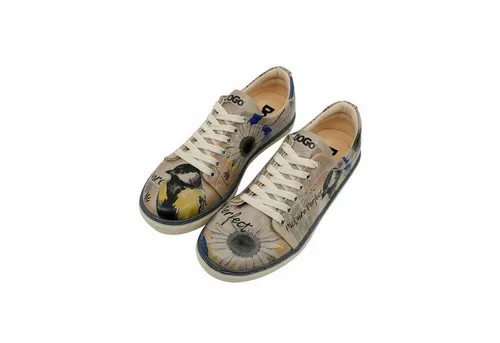 DOGO Vegane Damen Sneaker - Picture Perfect 38 - Damen-Sneaker aus veganen Materialien, leicht und bunt für einen ausgefallenen Look.