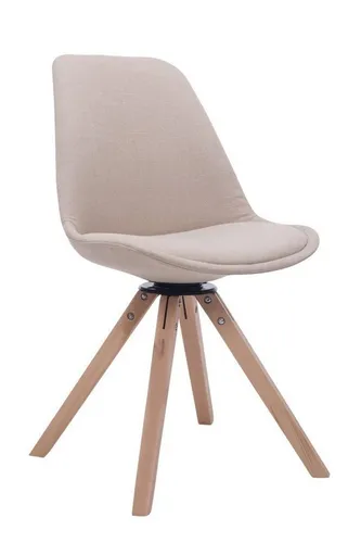 CLP Retrostuhl Troyes Square in beige von CLP
