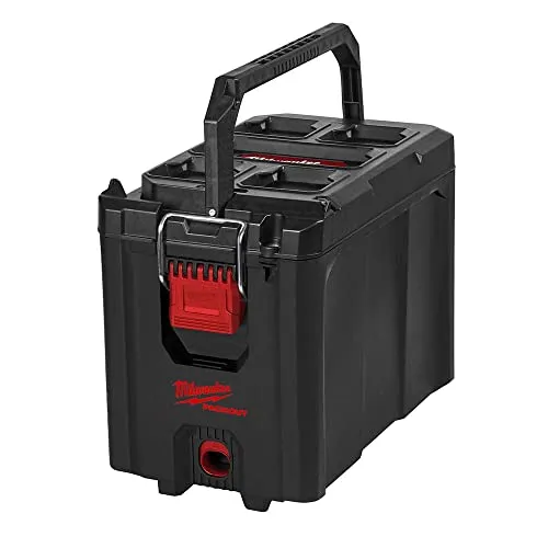 Milwaukee PACKOUT Compact Tool Box 411x330x249 mm - Sonstige Handwerkzeuge, robuster Werkzeugkoffer mit modularer Bauweise für optimale Organisation und Transport von Werkzeugen.