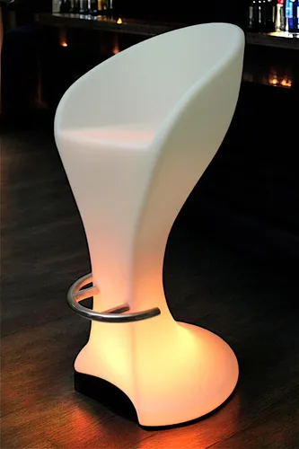 Arnusa LED Barhocker 104 cm mit Farbwechsel in weiß von Arnusa