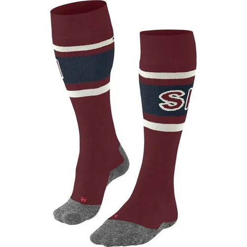 Falke Damen SK2 Intermediate Socken - Größe 39, rot - Hochwertige Skisocken für optimalen Komfort und Wärme bei Skitouren, ideal für anspruchsvolle Wintersportler.