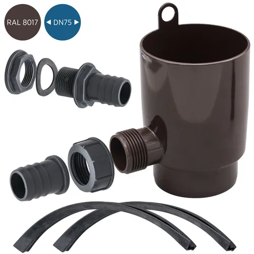 Produktbild Regensammler mit Überlaufstop DN75