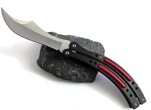 Herbertz Taschenmesser gebogene Klinge AISI 420 Rostfrei