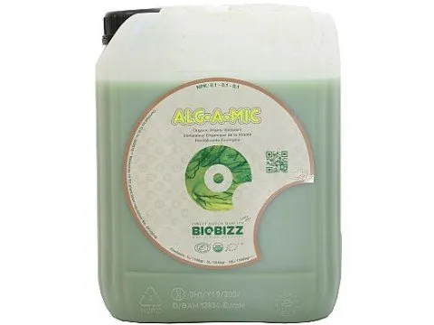 BioBizz Alg-A-Mic 5 L - Naturdünger - Dünger für gesunde Pflanzen, reich an Spurenelementen und Vitaminen, stärkt die Widerstandskraft und fördert ein leuchtend grünes Blattwerk.