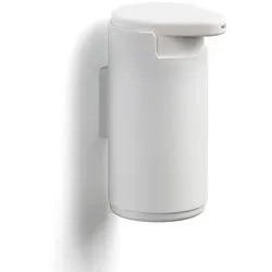 Zone Denmark Rim Wand-Seifenspender, Weiß, 200 ml - Minimalistischer Seifenspender für Wandmontage, inkl. Montageset. Ideal für Badezimmer und Küche, sorgt für Ordnung und bietet elegantes Design.