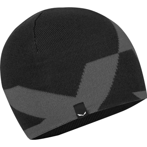 Salewa Pure Reversible Am Mütze - ONE SIZE, schwarz - Mützen & Beanies - Wendefunktion für vielseitigen Look und angenehme Wärme bei kaltem Wetter