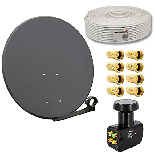 Premium X Satelliten-Komplettanlage 80cm von PremiumX