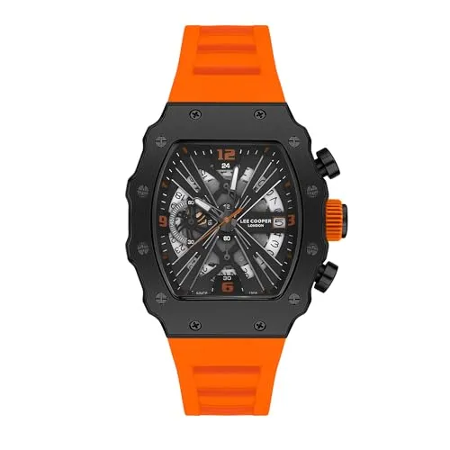 Lee Cooper Klassische Uhr LC08062.657 in orange von Lee Cooper