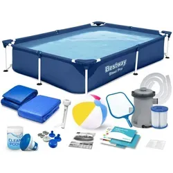 Bestway Rechteckiger Rahmenpool 221x150x43 cm