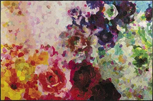 wash+dry Fussmatte Colour Blast 115x175cm - Hochwertige Fußmatte für innen und außen, waschbar bis 60 Grad, rutschfest und langlebig – ideal für Allergiker und Tierbesitzer.