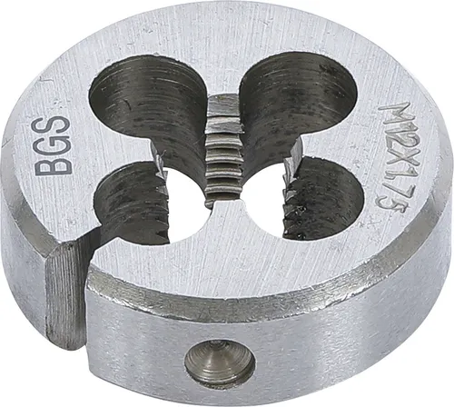 BGS-1900-M12X1.75-S Gewindeschneideisen M12 x 1,75 x 38 mm von BGS technic