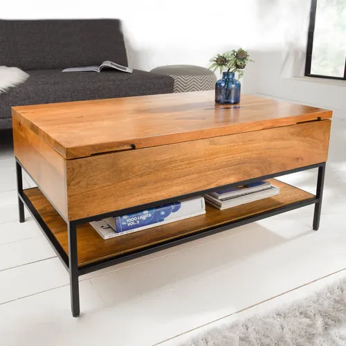 Produktbild Riess-Ambiente Couchtisch FACTORY LIFTUP 80cm natur