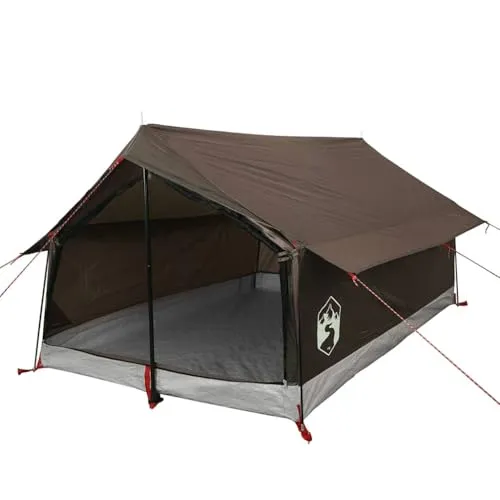 vidaXL Campingzelt 2 Personen Braun von vidaXL