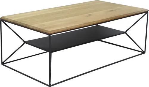 Couchtisch Robin Eiche mit Ablage 110x40x60