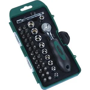 BrüderMannesmann Bitset M29891, 38-teilig, Schlitz, Kreuz, Torx, Steckschlüssel