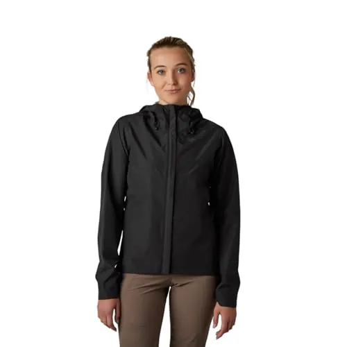 Fox Damen Ranger 2.5l Water Jacke (Größe S, schwarz) - Fahrradjacke für Mountainbiker, absolut atmungsaktiv und wasserdicht - ideal für jedes Wetter!