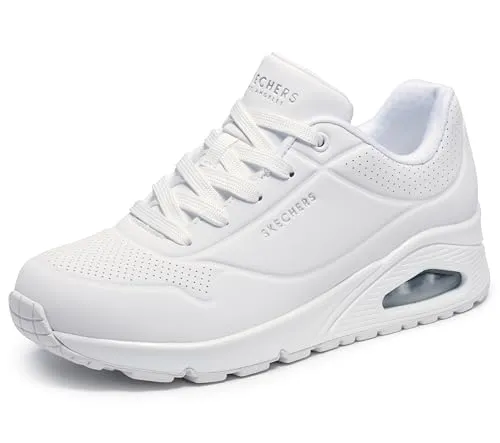Skechers Damen UNO Stand ON AIR Sneaker, W, 37 EU - Damen-Sneaker aus synthetischem Leder, mit innovativer Luftpolsterung für ultimativen Komfort und stylisches Design.