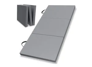 ELONEO Gästematratze, 75x200x8 cm, Grau