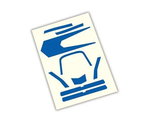 Traxxas 7981 Decals, High Visibility, blau ATON