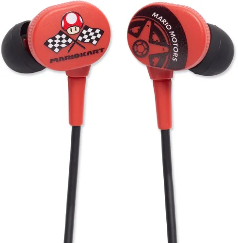 PowerA Wired Earbuds - Nintendo Switch - Super Mario Kart Motors