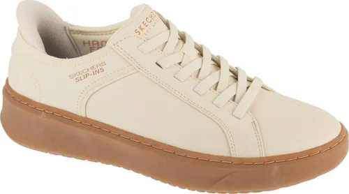 SKECHERS COURT BREAK SLIP-INS Weiß - Sonstige Sportschuhe, bequemes Slip-In Design für einfaches An- und Ausziehen und sportlichen Style.