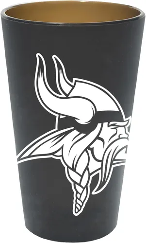 Wincraft NFL Silikon Trinkbecher 470 ml - Minnesota Vikings - Sportfan Pappbecher, unzerbrechlich und spülmaschinenfest, perfekt für jedes Spieltag-Event!