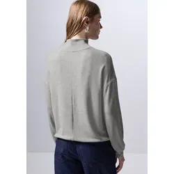 Turtleneck Shirt - Stylisches Langarm Turtleneck Shirt mit Tunnelzug, aus bequemem Viskosemix mit Stretchanteil – perfekt für lässige Looks oder schicke Anlässe.