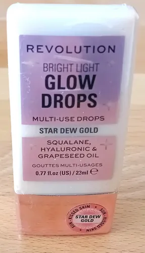 REVOLUTION Glow Drops Bright Light Star Dew Gold 23 ml - NEU